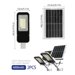 4 sets of outdoor waterproof solar lamps