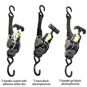 Hook Heavy Duty Auto Retractable Ratchet Strap