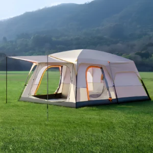 3-6 Person Camp Tent, Sunscreen,
