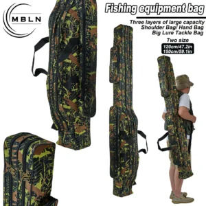 1pc 150cm Foldable Fishing Rod Bag