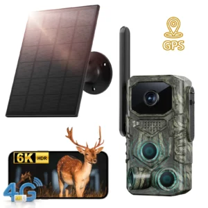 Solar-Powered Hunting Camera with Infrared Night Waterproof